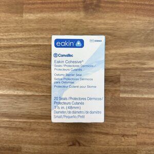 Eakin ConvaTec Cohesive Ostomy Barrier Seals Small 1  7/8” 48 mm 839002 20 Ct